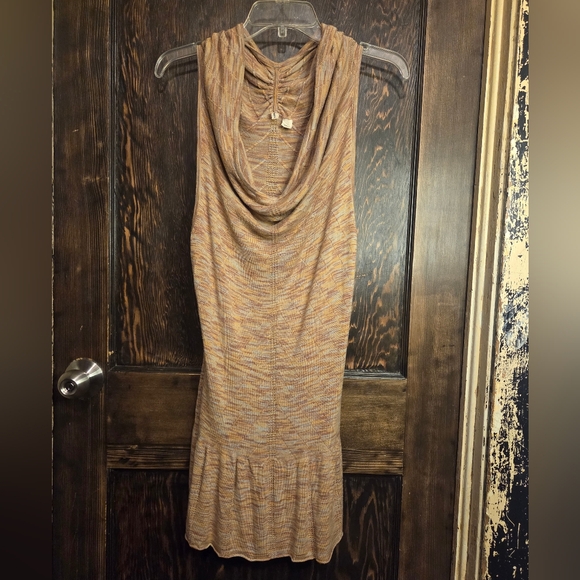 Moth Dresses & Skirts - *Anthropolohie* Moth Cowl Neck Sleeveless Knit Earth Tone Sweater Dress